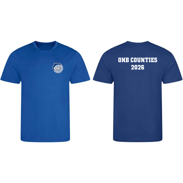 JC001 Adult Royal Blue T-shirt c/w BBF & ONB 2026 print