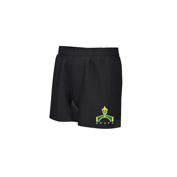 535-RS-A Pro Playing Rugby Shorts c/w BRUFC thigh logo
