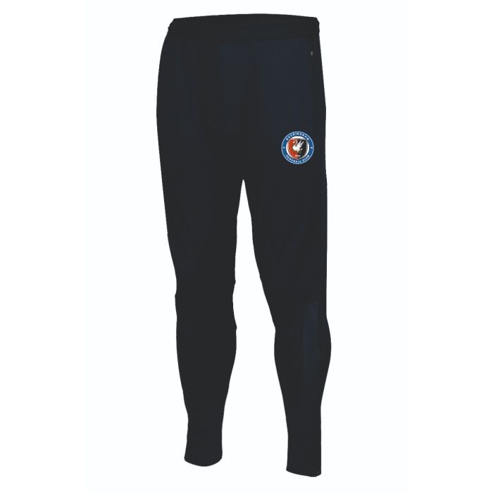 851 Adults Edge Navy Skinny Pant c/w thigh embroidered BYFC Badge