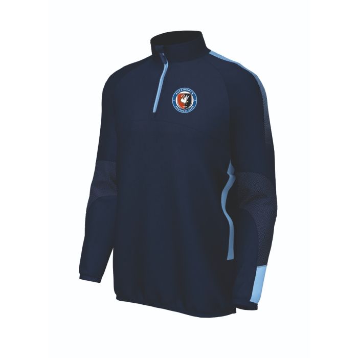 868 Adults Navy/Sky Edge Pro Midlayer c/w embroidered BYFC badge