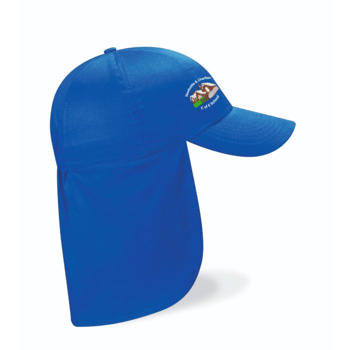 BB11B Royal Blue Legionnaires Cap c/w N&C printed logo