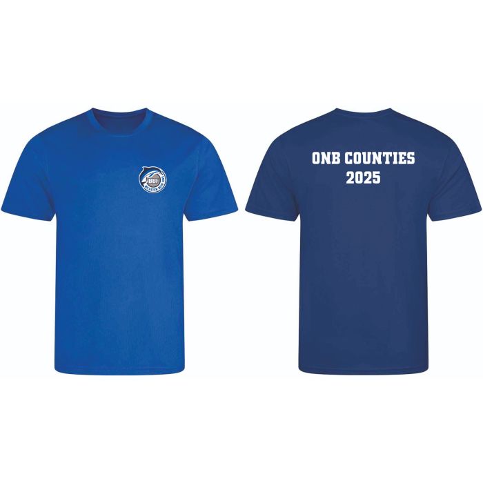 JC001 Adult Royal Blue T-shirt c/w BBF & ONB 2026 print