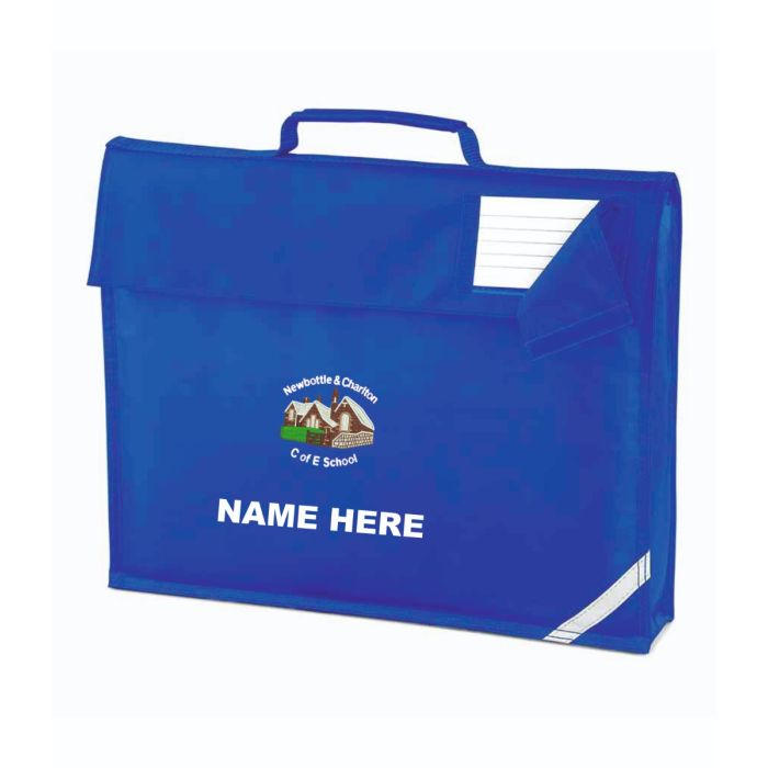 QD51 Royal Blue Book Bag c/w embroidered N&C logo