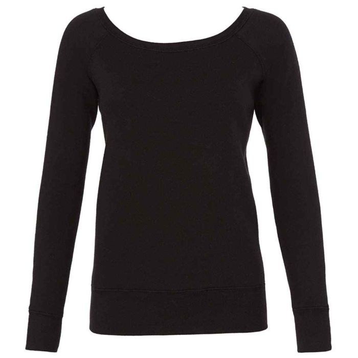 Bella Ladies Tri-Blend Sponge Fleece Wide Neck Sweatshirt