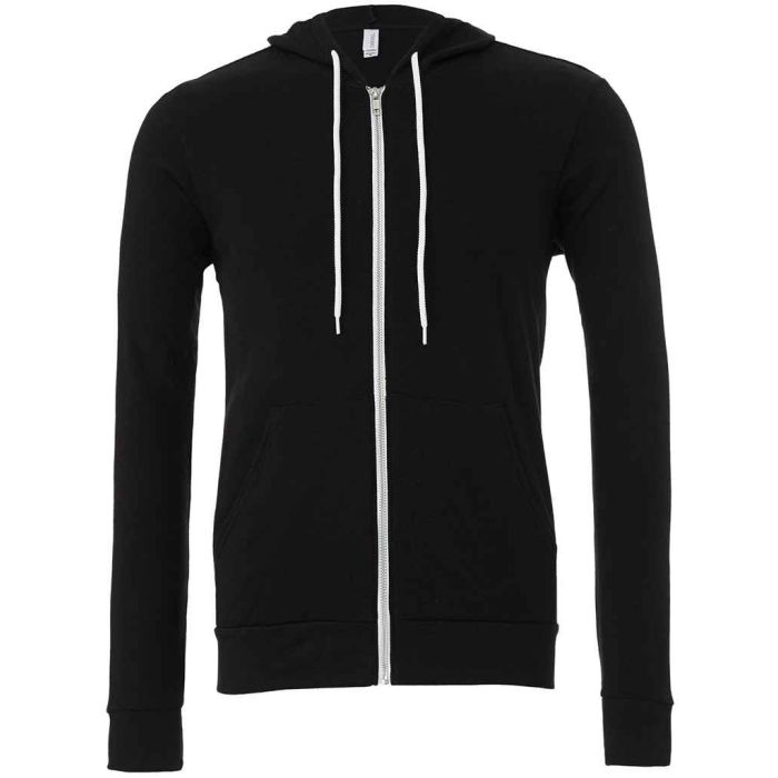 Canvas Unisex Full Zip Hoodie