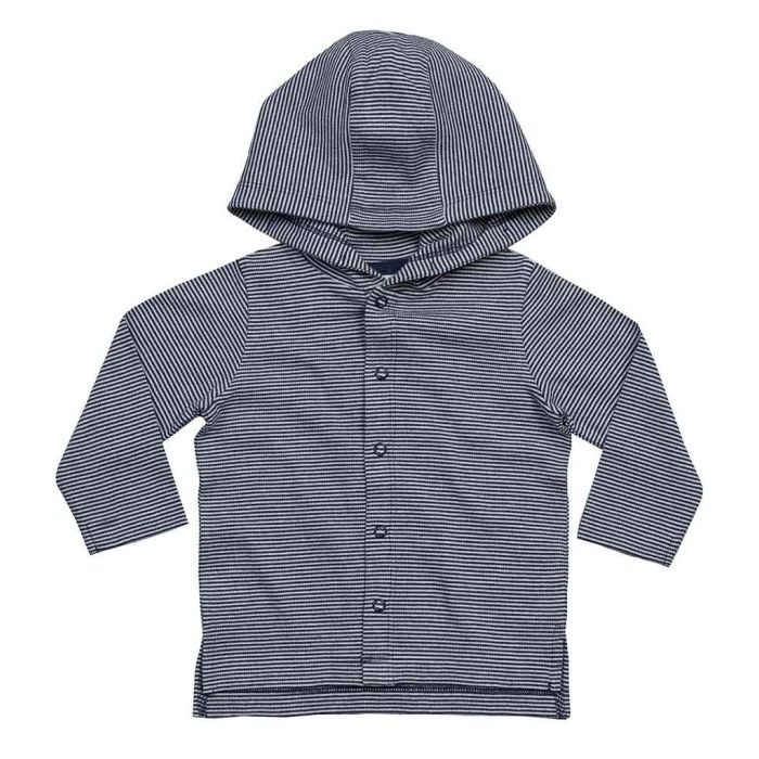 BabyBugz Baby Striped Hooded T-Shirt
