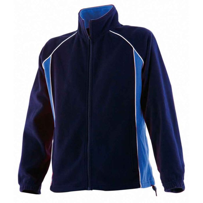Finden and Hales Ladies Contrast Micro Fleece Jacket