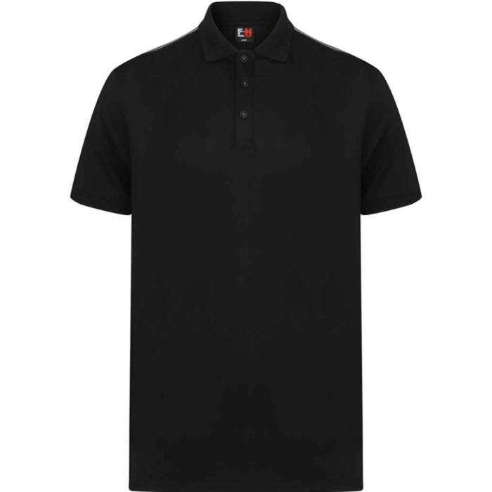Finden and Hales Unisex Contrast Panel Piqué Polo Shirt