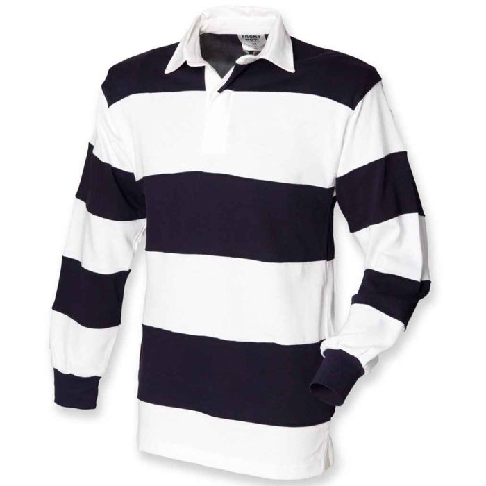 Front Row Sewn Stripe Rugby Shirt