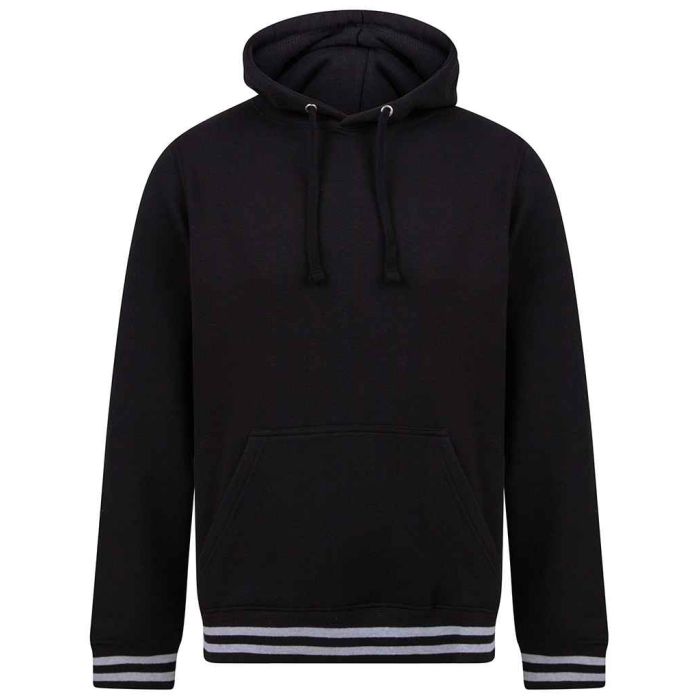 Front Row Unisex Striped Cuff Hoodie