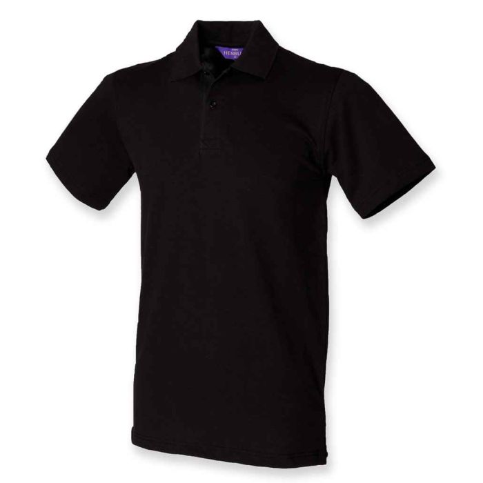 Henbury Unisex Stretch Cotton Piqué Polo Shirt