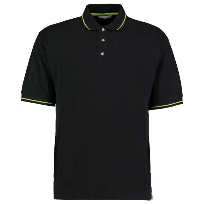 Kustom Kit St Mellion Tipped Cotton Piqué Polo Shirt