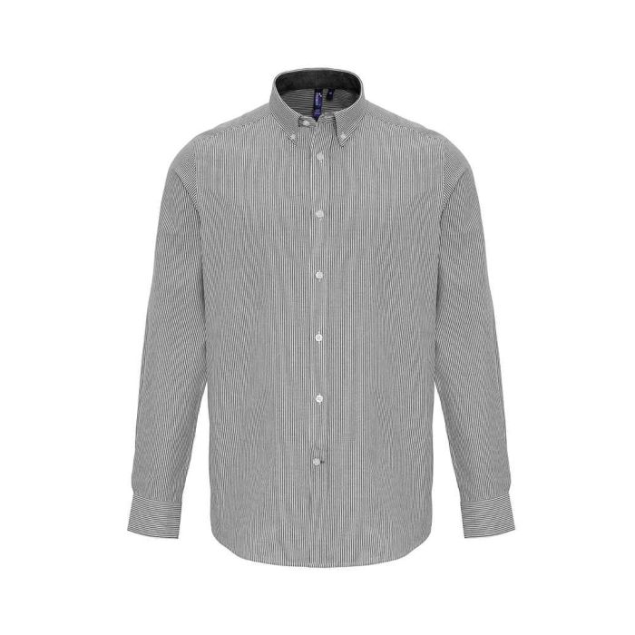 Premier Long Sleeve Striped Oxford Shirt