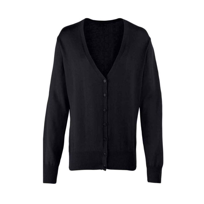 Premier Ladies Cotton Acrylic V Neck Cardigan
