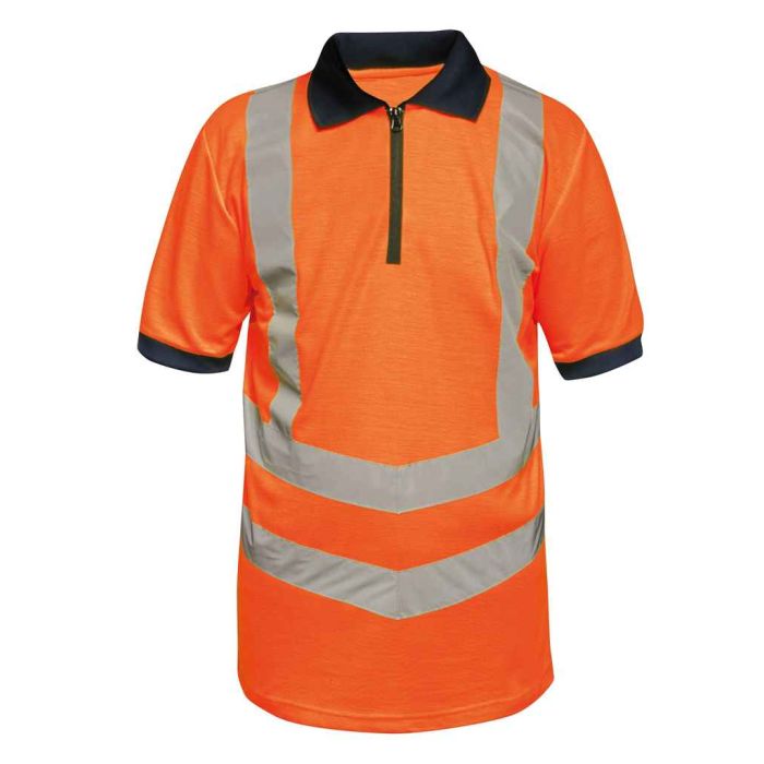 Regatta High Visibility Pro Contrast Piqué Polo Shirt