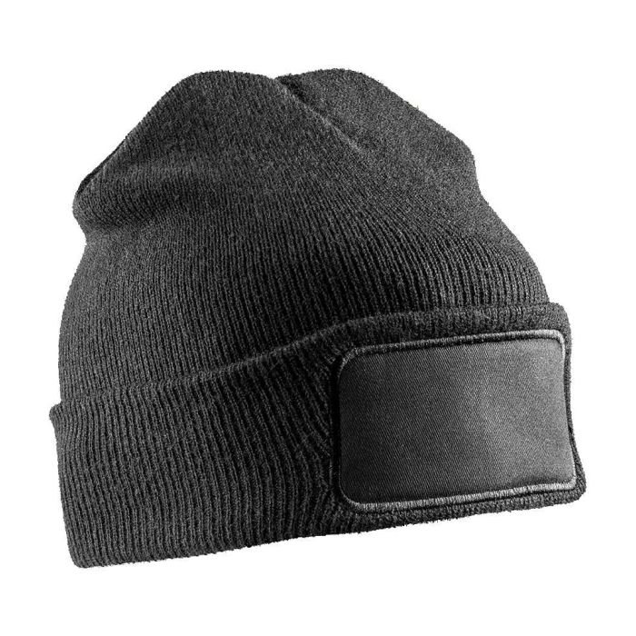 Result Genuine Recycled Double Knit Printers Beanie