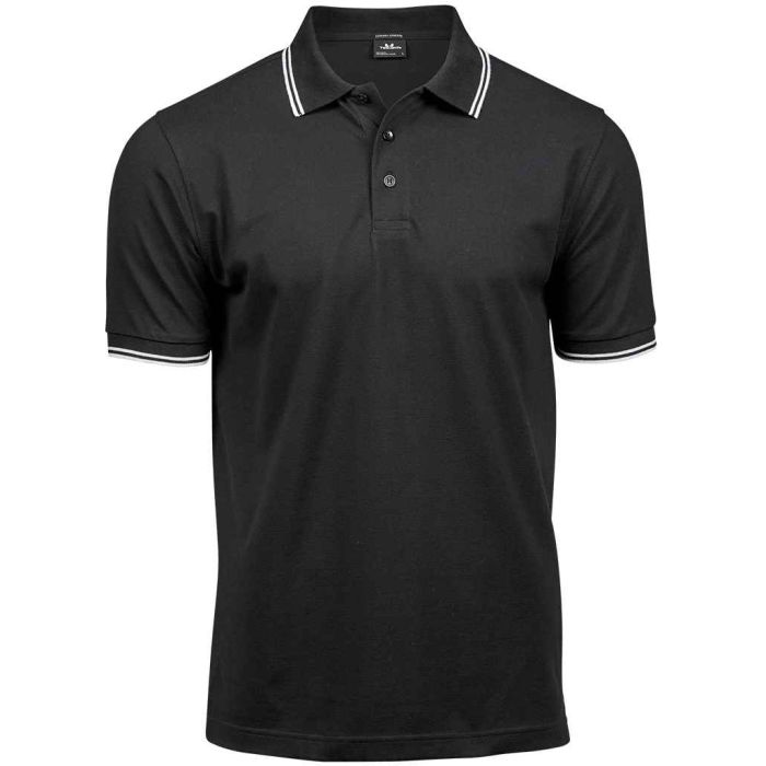 Tee Jays Luxury Stretch Tipped Polo Shirt