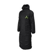 827 Youth Black Bench Coat c/w BRUFC club badge