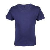 RTP Apparel Kids Tempo 185 Organic T-Shirt - French Navy Size 12yrs