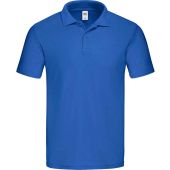 Fruit of the Loom Original Piqué Polo Shirt - Royal Blue Size 3XL