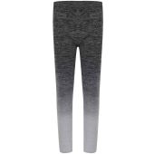 Tombo Kids Seamless Fade Out Leggings - Dark Grey/Light Grey Marl Size 11-13