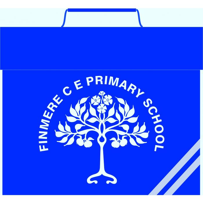 QD456 Royal Blue Book Bag c/w Finmere logo