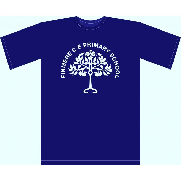 180M Adult T-Shirt c/w Finmere front print