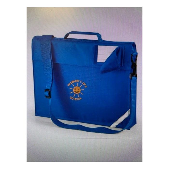 QD457 Royal Blue Book Bag c/w Padbury embroidered logo