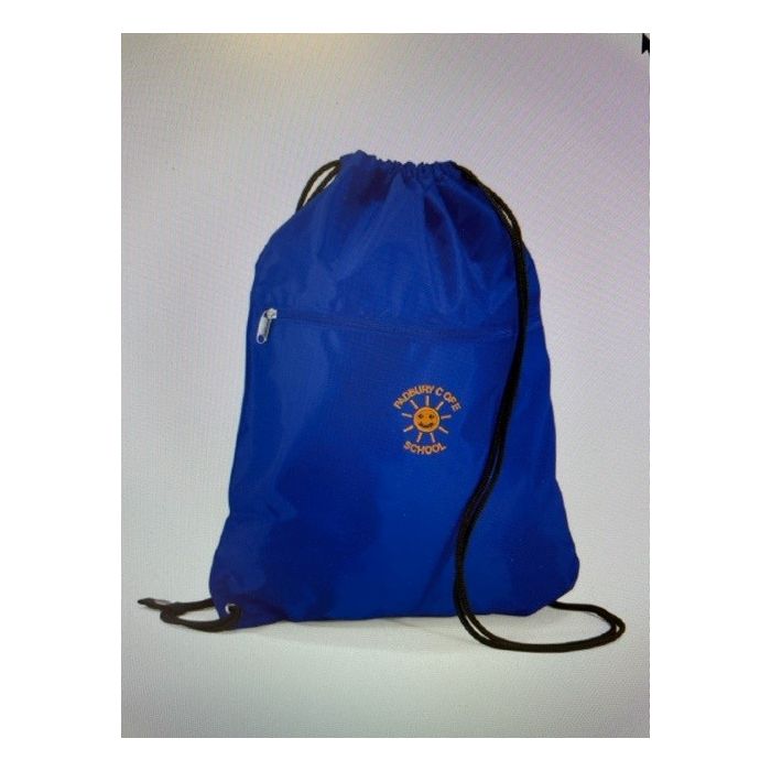 BG10 Royal Blue PE Bag c/w Padbury Embroidered logo