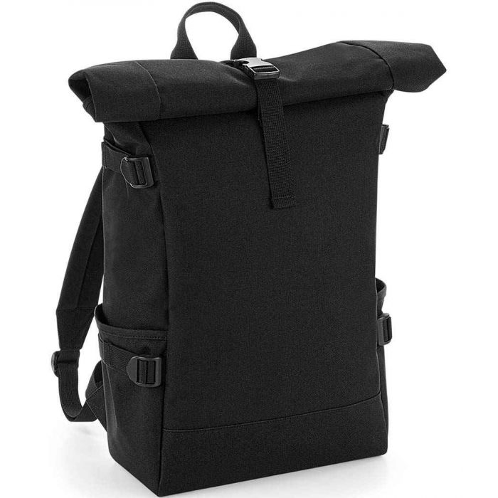BagBase Block Roll-Top Backpack