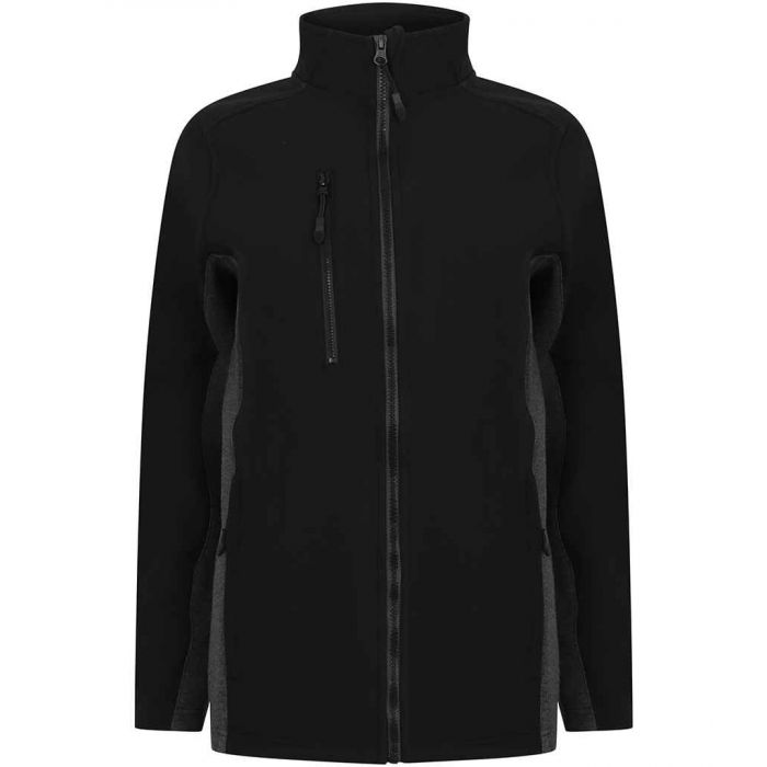 Henbury Unisex Contrast Soft Shell Jacket