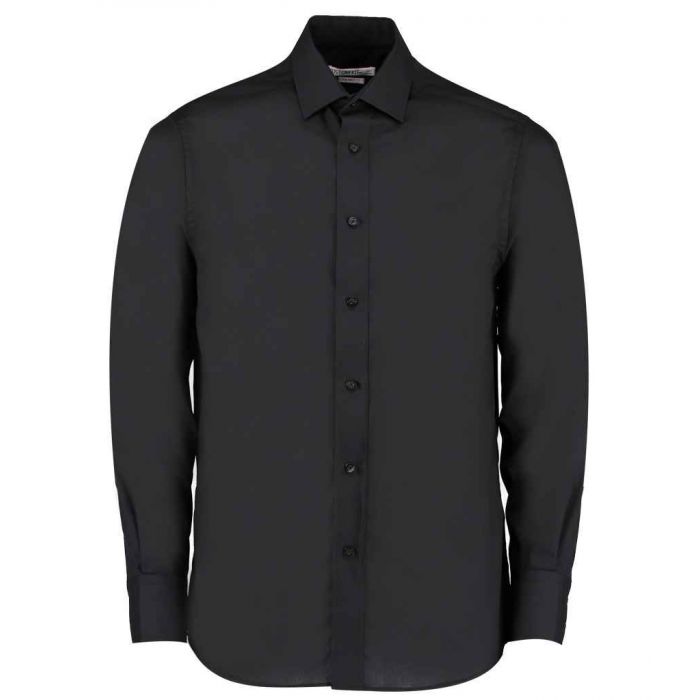 Kustom Kit Long Sleeve Tailored Business Shirt