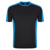 Avocet Wicking T-Shirt Black - Reflex Blue 5XL