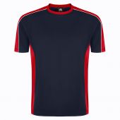 Avocet Wicking T-Shirt Navy - Red 5XL