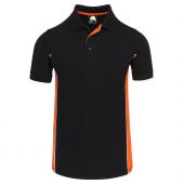 Silverswift Poloshirt Black - Orange XS