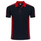 Avocet Poloshirt Black - Red 5XL