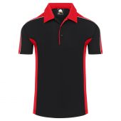 Avocet Wicking Poloshirt Black - Red M