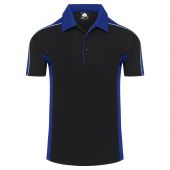 Avocet Wicking Poloshirt Black - Royal Blue S