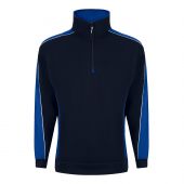 Avocet 1/4 Zip Sweatshirt Navy - Royal Blue 5XL