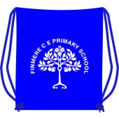 BG10 Royal Blue Drawstring Bag c/w Finmere Logo