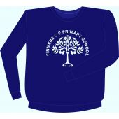 762M Adult Navy Sweatshirt c/w Finmere School Logo