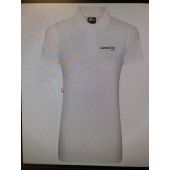 RX101F Ladyfit Pique Poloshirt c/w Icentia printed front logo-Artic White-XS