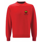 Roundwood 3SD Embroidered Red school Sweatshirt