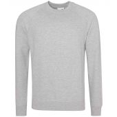 AWDis Academy Senior Raglan Sweatshirt - Grey Size XXL
