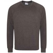 AWDis Academy Senior Raglan Sweatshirt - Charcoal Size XXL