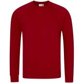 AWDis Academy Senior Raglan Sweatshirt - Claret Size XS