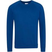 AWDis Academy Senior Raglan Sweatshirt - Royal Blue Size XXL
