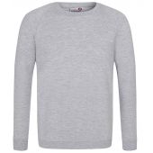 AWDis Academy Kids Raglan Sweatshirt - Grey Size 13