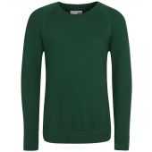 AWDis Academy Kids Raglan Sweatshirt - Green Size 13