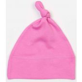 BabyBugz Baby Knotted Hat - Bubble Gum Pink Size ONE